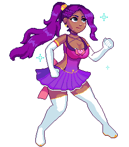 Pixel Art Magical Girl